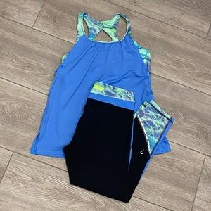 Ivivva by Lululemon Girls' Tank & Leggings Size 14